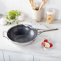 Henckels 12 Inch Stainless Steel Wok
