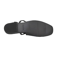 Easy Street Blake Womens Square Closed Toe Ballet Flats