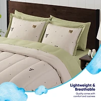 Sweet Home Collection Savana Kids Animal Printed Bedding Set Down Alternative Comforter Set