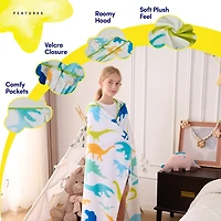 Sweet Home Collection Hooded Cozy Wearable Blanket