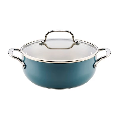 KitchenAid Color-Finished Stainless Steel 3-Ply Base 4-qt. Dutch Oven