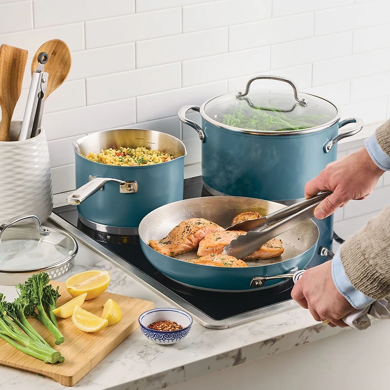 KitchenAid Stainless Steel 3-Ply 11-pc. Cookware Set