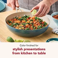 KitchenAid Color-Finished Stainless Steel 3-Ply Base 9.5" Frying Pan