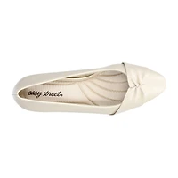 Easy Street Lyanna Womens Almond Closed Toe Block Heel Pumps