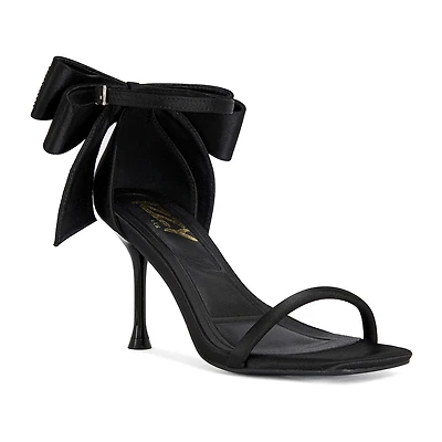 IZZY by AZALEA WANG Adora Womens Square Open Toe Stiletto Heel Pumps