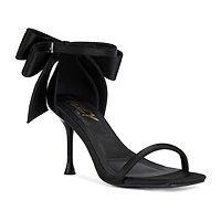 IZZY by AZALEA WANG Adora Womens Square Open Toe Stiletto Heel Pumps