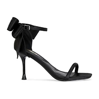 IZZY by AZALEA WANG Adora Womens Square Open Toe Stiletto Heel Pumps