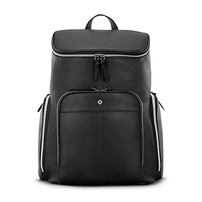 Samsonite Mobile Solution 2 Leather Deluxe Unisex Adult Padded Straps Backpack