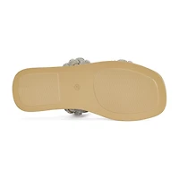 IZZY by AZALEA WANG Andra Womens Footbed Sandals