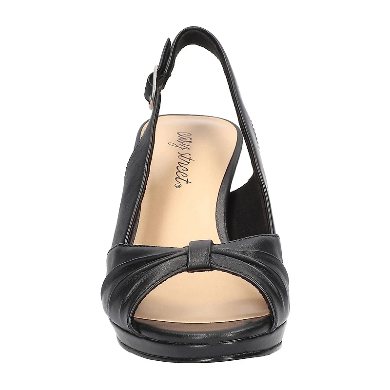 Easy Street Womens Saturn Heeled Sandals