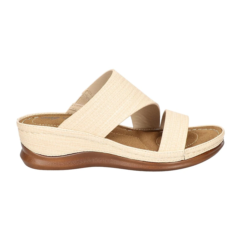 Easy Street Womens Larrain Wedge Sandals