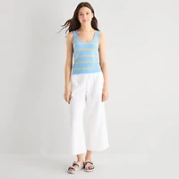 Hurley Womens Juniors Scoop Neck Sleeveless Tank Top