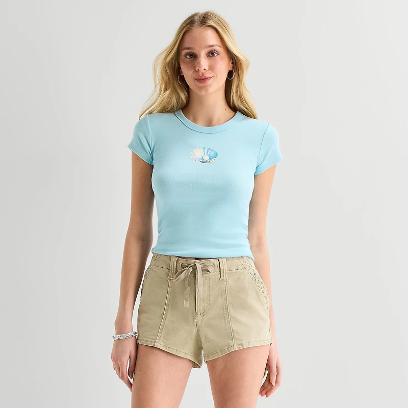 Arizona Baby Womens Crew Neck Short Sleeve T-Shirt