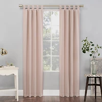 Sun Zero Evan Tab Top Energy Saving Blackout Single Curtain Panel
