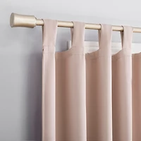 Sun Zero Evan Tab Top Energy Saving Blackout Single Curtain Panel