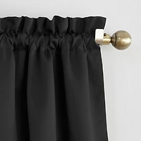 Sun Zero Evan Rod Pocket Energy Saving Blackout Single Curtain Panel