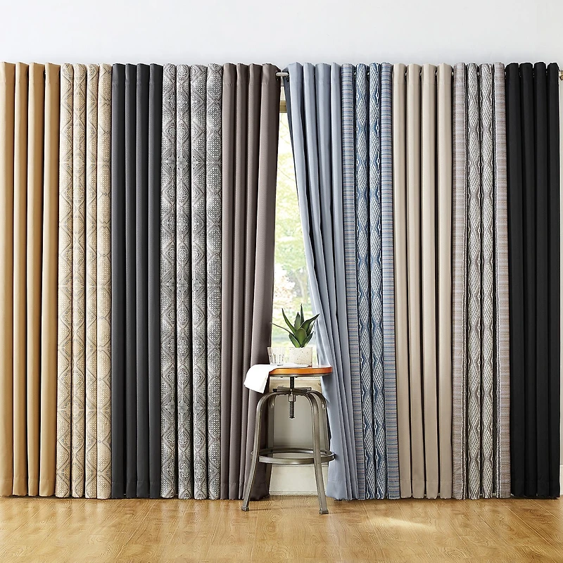 Sun Zero Oslo Grommet Top Energy Saving 100% Blackout Single Curtain Panel