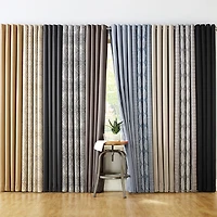 Sun Zero Oslo Grommet Top Energy Saving 100% Blackout Single Curtain Panel