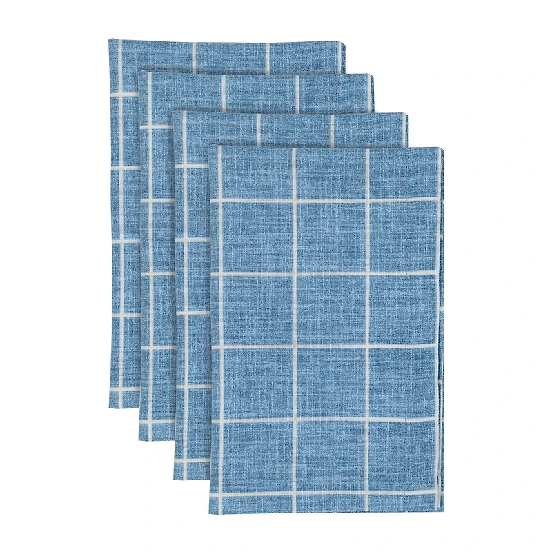 Fieldcrest Window Pane 4-pc. Napkins