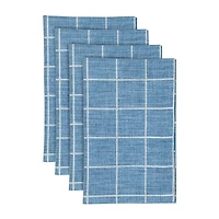 Fieldcrest Window Pane 4-pc. Napkins