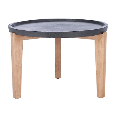 Safavieh Valton Collection Weather Resistant Concrete Side Table