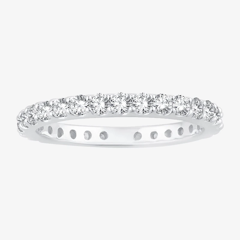 Womens 1 CT. T.W. Natural Diamond 14K Gold Eternity Wedding Band