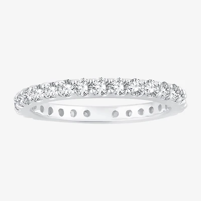 Womens 1 CT. T.W. Natural Diamond 14K Gold Eternity Wedding Band