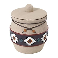 Avanti Navajo Dance Hand Painted Bathroom Canister