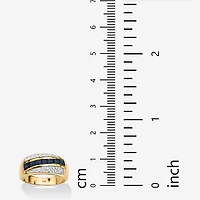 Mens Genuine Genstone 18K Gold Over Silver Fashion Ring