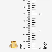 Womens Genuine Yellow Citrine 18K Gold Over Silver Cocktail Ring