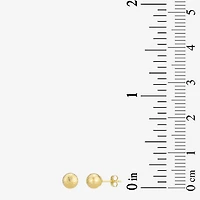 10K Gold 6mm Ball Stud Earrings