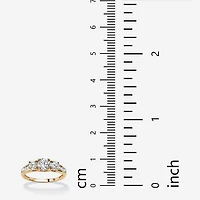 DiamonArt® Womens 1 7/8 CT. T.W. White Cubic Zirconia 10K Gold Engagement Ring