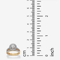 Womens 1 3/4 CT. T.W. Cubic Zirconia 18K Gold Over Brass Bridal Set