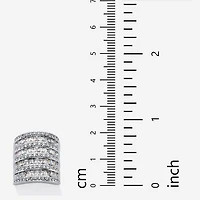 Womens Cubic Zirconia Cocktail Ring