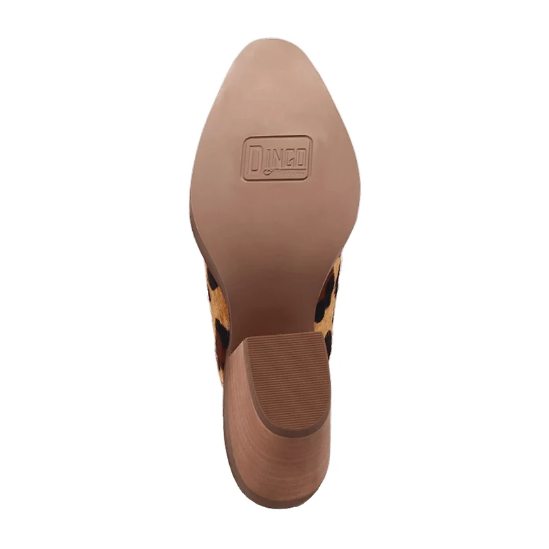 Dingo Calico Womens Pointed Closed Toe Mules