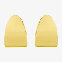 Silver Reflections Womens 14K Gold Over Brass 16mm Hoop Earrings