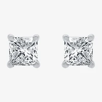 Everstar 1/2 CT. T.W. Lab-Grown (G / SI1-SI2) Diamond Princess-cut Stud Earrings 10K or 14K Gold