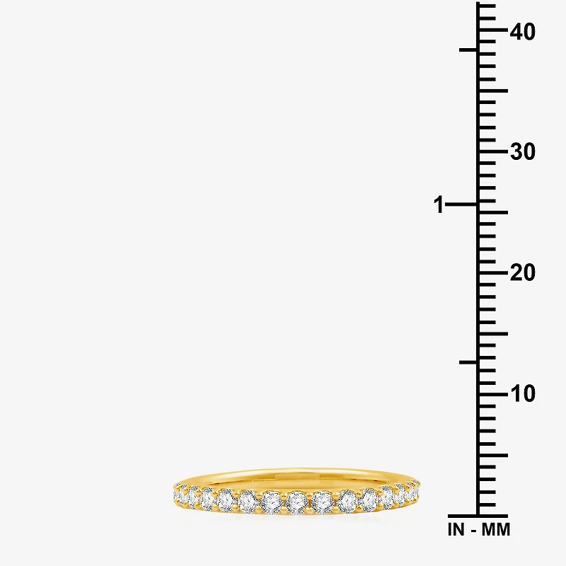 1/2 CT. T.W. Lab-Grown Diamond Wedding Band 10K or 14K Gold.