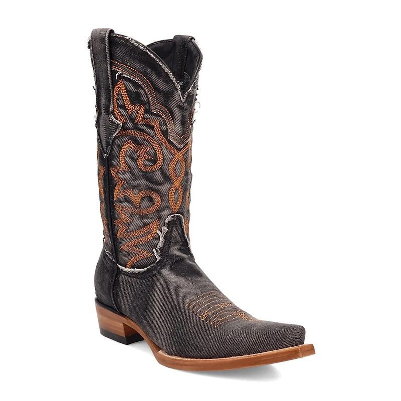 Dingo Mens Big Easy Flat Heel Cowboy Boots