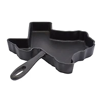 Smith & Clark Pre-Seasoned Cast Iron Texas-Shaped Skillet