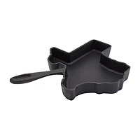 Smith & Clark Pre-Seasoned Cast Iron Texas-Shaped Skillet