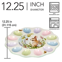 Certified International Easter Meadow Serving Platter