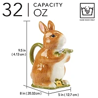 Certified International Easter Meadow Serving Pitcher