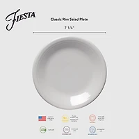 Fiesta Classic Rim Ceramic Salad Plate