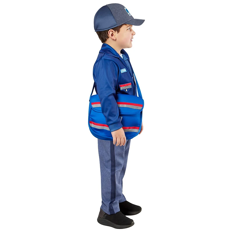 Little & Big Kid Unisex Usps Letter Carrier Kids 4-pc. Costume