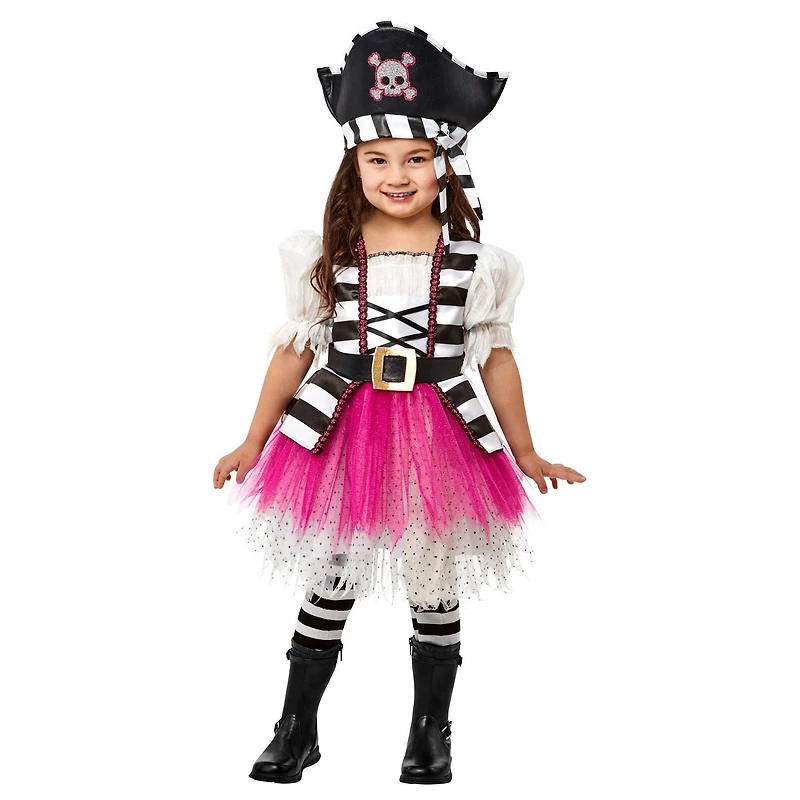Little & Big Kid Girls Little Pirate Kids 2-pc. Costume