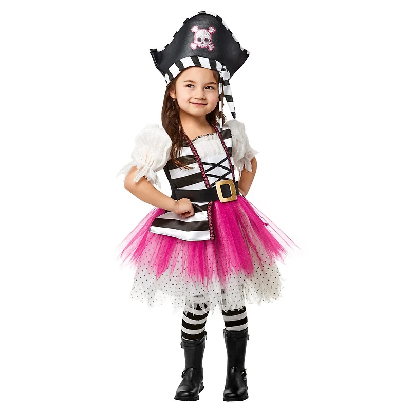 Little & Big Kid Girls Little Pirate Kids 2-pc. Costume