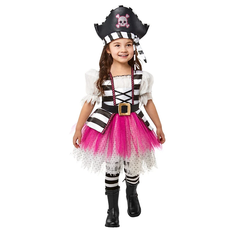 Little & Big Kid Girls Little Pirate Kids 2-pc. Costume