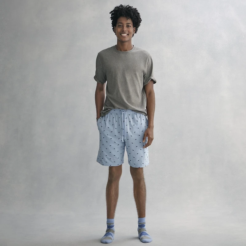 Stafford Super Soft Mens Crew Neck Short Sleeve Pajama Top