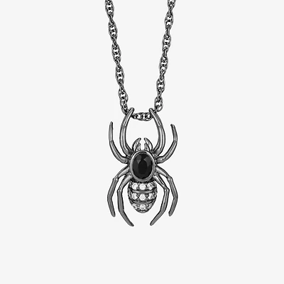 Harry Potter (F / Si2) Womens Diamond Accent Genuine Black Onyx Sterling Silver 16 Inch Pendant Necklace